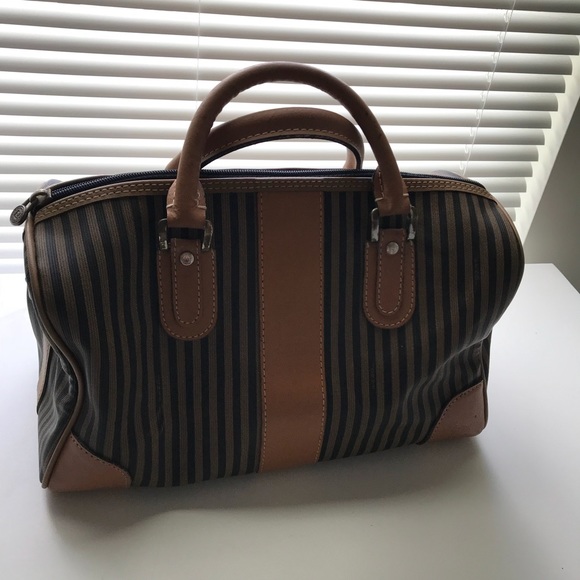 Fendi Handbags - RARE Fendi Stripe Bag Handbag